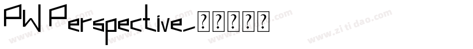 PW Perspective字体转换